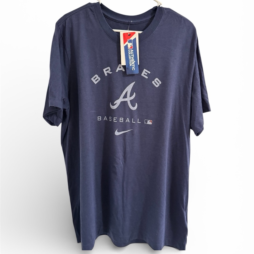 Men’s Nike Navy Atlanta Braves Shirt
